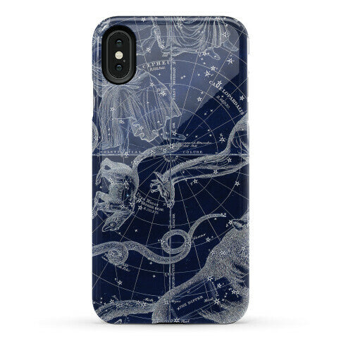 Blue and White Constellations Phone Case